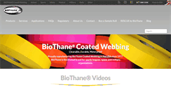 Desktop Screenshot of biothane.us