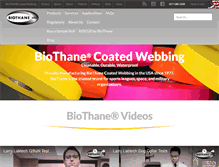 Tablet Screenshot of biothane.us